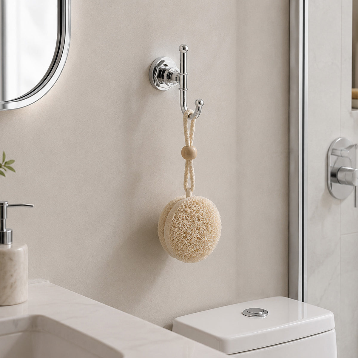 Lavorian Industrial Wall Mounted Bathroom Robe Hook