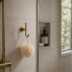Lavorian Industrial Wall Mounted Bathroom Robe Hook