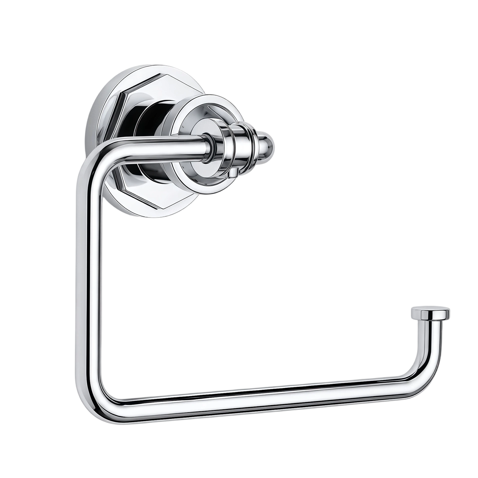 Lavorian Polished Chrome Industrial bathroom hardware