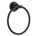 Lavorian Matte Black Industrial bathroom hardware