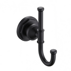 Lavorian Matte Black Industrial bathroom hardware