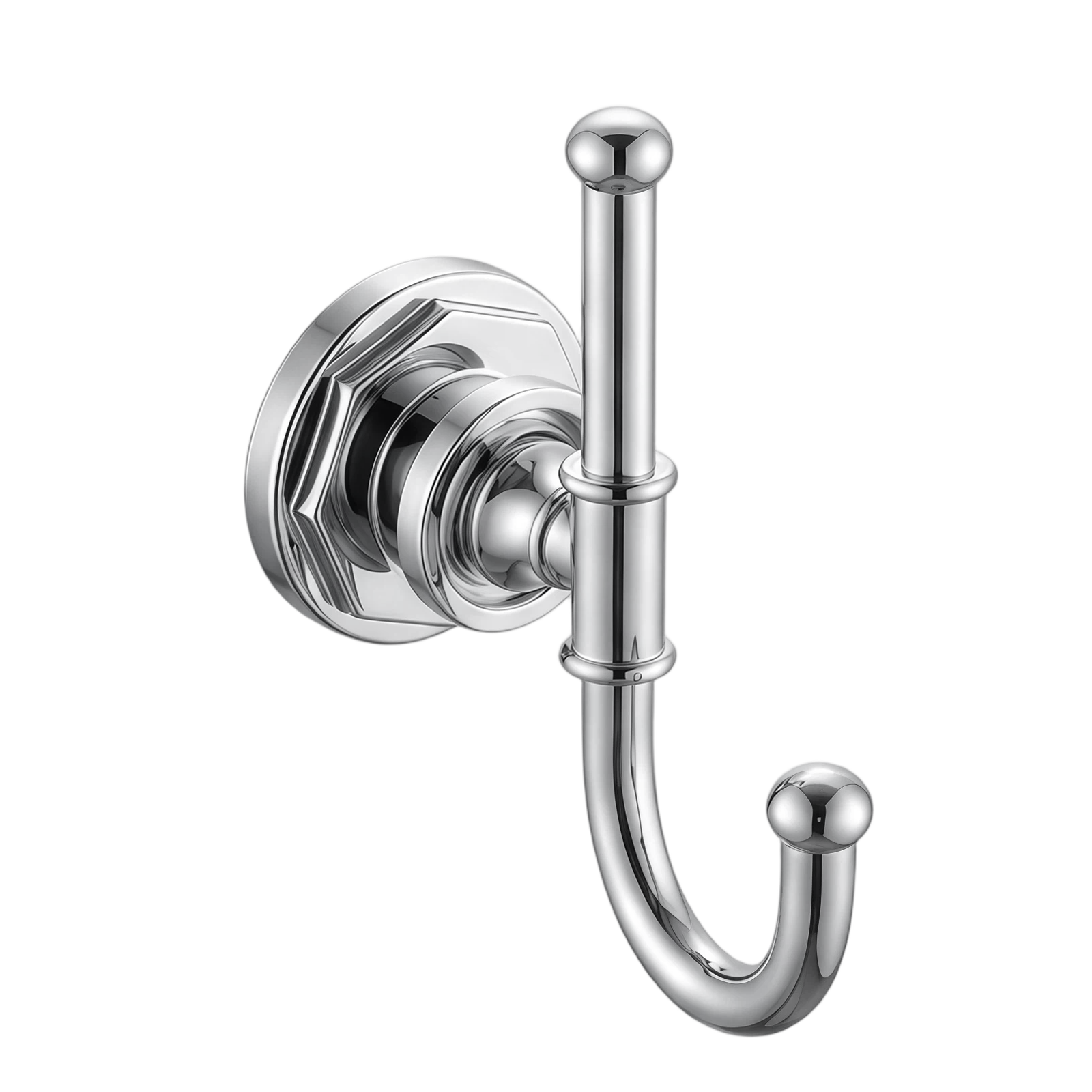 Lavorian Polished Chrome Industrial bathroom hardware