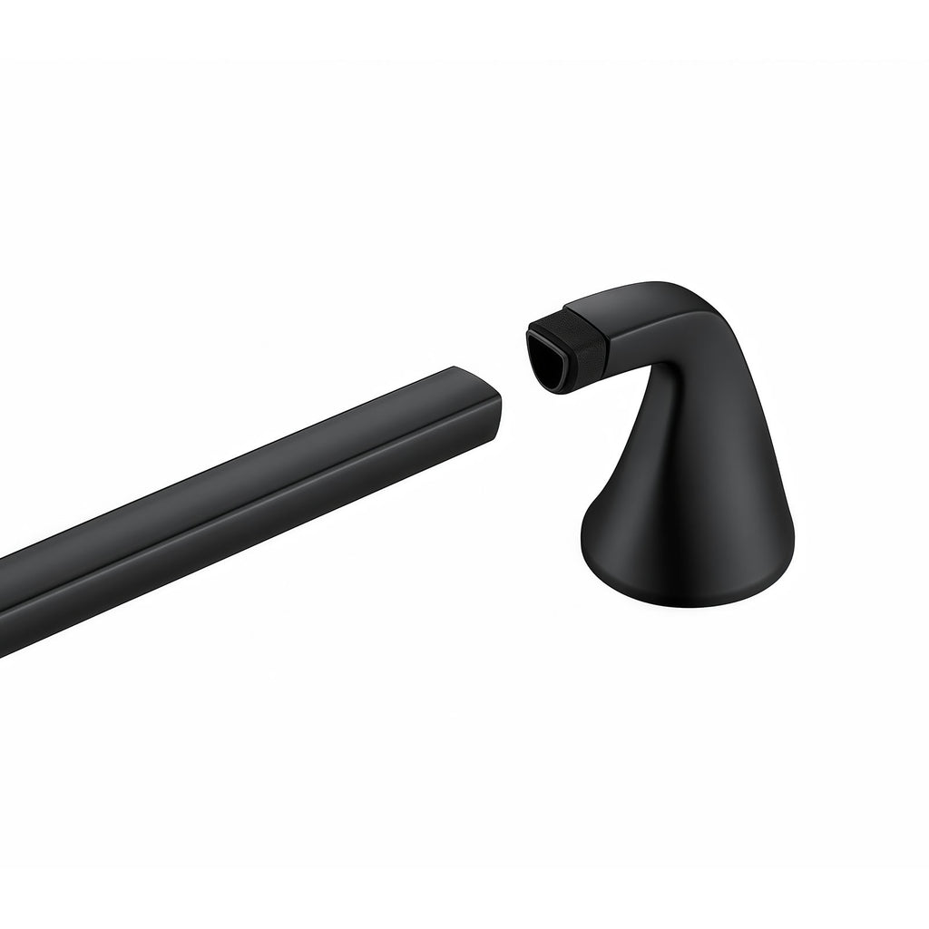 Lavorian Modern 24 Inch Wall Mounted Bathroom Towel Bar
