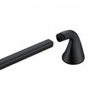 Lavorian Modern 24 Inch Wall Mounted Bathroom Towel Bar