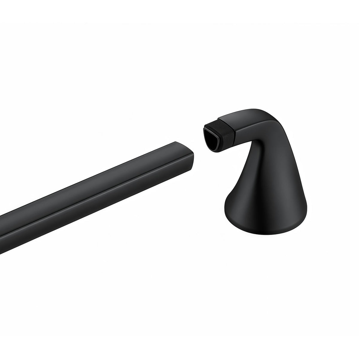 Lavorian Modern 24 Inch Wall Mounted Bathroom Towel Bar