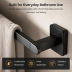 Lavorian Contemporary 24 Inch Wall Mounted Bathroom Towel Bar