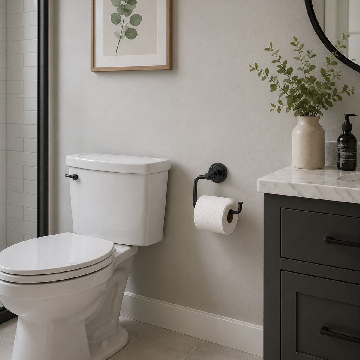 Lavorian Industrial Wall Mounted Toilet Paper Holder