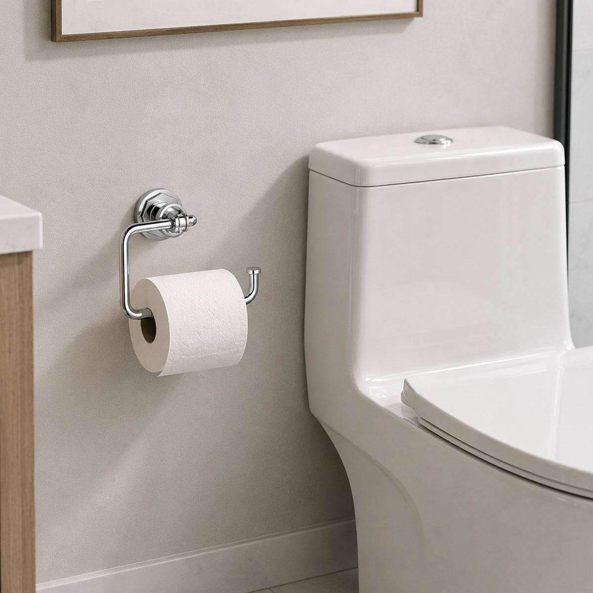Lavorian Industrial Wall Mounted Toilet Paper Holder