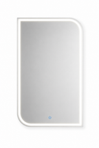 Lavorian LED Bathroom Mirror, Wall Mounted Vanity Mirror with Front Light, Anti-Fog Function, Modern Illuminated Mirror for Bathroom, Bedroom,