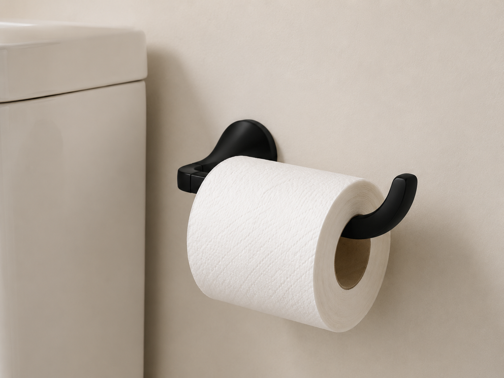 Lavorian Modern Wall Mounted Toilet Paper Holder