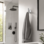 Lavorian Modern Wall Mounted Bathroom Robe Hook